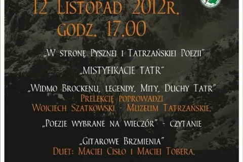 WIDMO BROCKENU, TATRZAŃSKIE LEGENDY, MITY I DUCHY TATR...