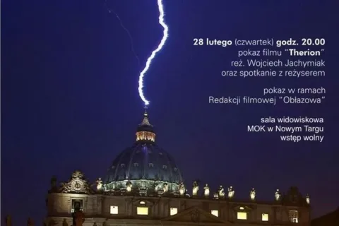 Pokaz filmu "Therion" w ramach spotkań filmowych z Redakcją filmową "Obłazowa"