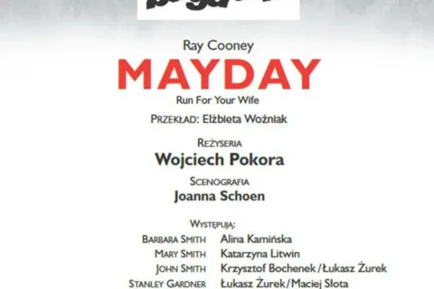 Teatr Bagatela ze spektaklem "Mayday" w MOK