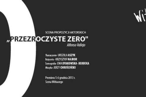 Przezroczyste zero - Alfonso Vallejo – premiera 5/6 grudnia 2013 r.