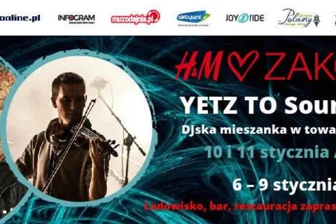 Muzyczne połączenie skrzypiec i gramofonów w Apres Ski Zakopane