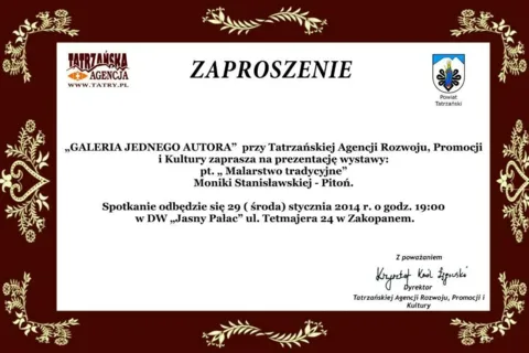 Prezentacja wystawy: pt. „Malarstwo tradycyjne”