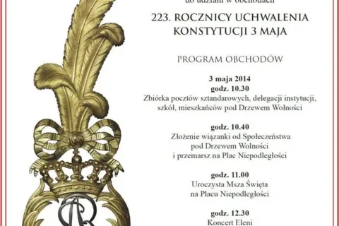 Obchody 223. Rocznicy Uchwalenia Konstytucji 3 Maja