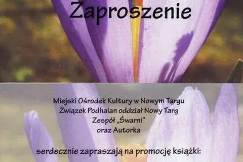 Promocja książki dr Anny Mlekodaj pt. Kwietno Pani