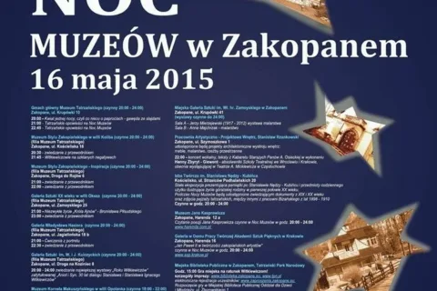 NOC MUZEÓW W ZAKOPANEM 16.05.2015