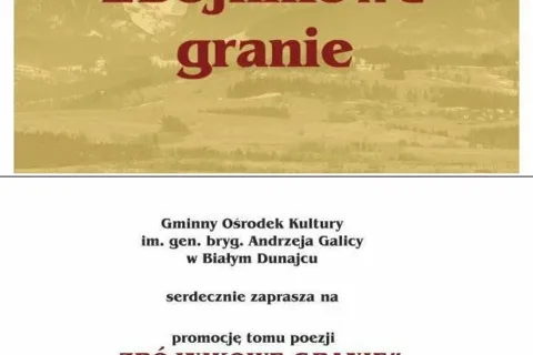 Promocja tomu poezji Jana Świdra pt. "Zbójnikowe granie"