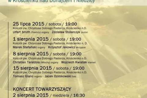 Koncert w ramach Festiwalu "Pieniny-Kultura-Sacrum"