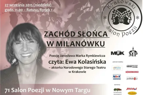 71 salon poezji w Nowym Targu pt. "Zachód słońca w Milanówku"