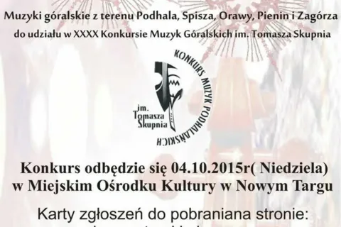 Konkurs Muzyk Podhalańskich im. Tomasza Skupnia
