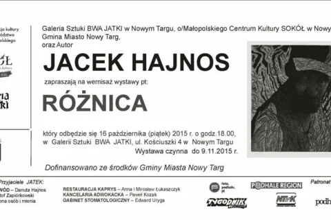 Wernisaż wystawy Jacka Hajnosa - Różnica