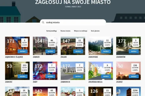 Trzecia edycja Turnieju Miast Zumi. Zagłosuj na swoje miasto!