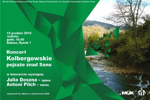 Kolbergowskie pejzaże znad Sanu