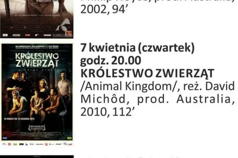 Pokazy Filmowe w ramach VI Dni Australii
