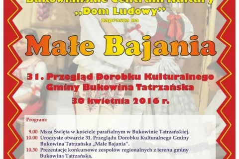31. Małe Bajania - zaproszenie