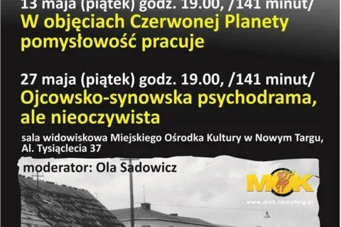 Majowe spotkania Nowotarskiego Klubu Miłośników Filmów "Milczenie owiec"