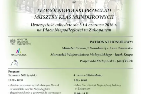 IV Ogólnopolski Przegląd Musztry Klas Mundurowych