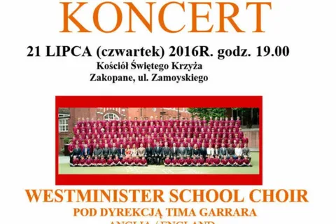 Koncert Westminister School Choir