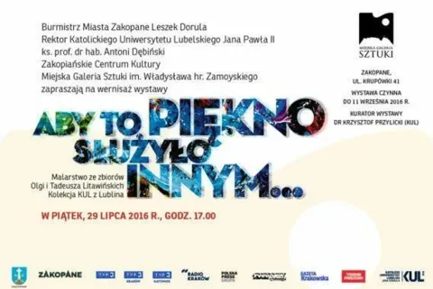 Wystawa malarstwa „Aby to piękno służyło innym… Kolekcja Olgi i Tadeusza Litawińskich”