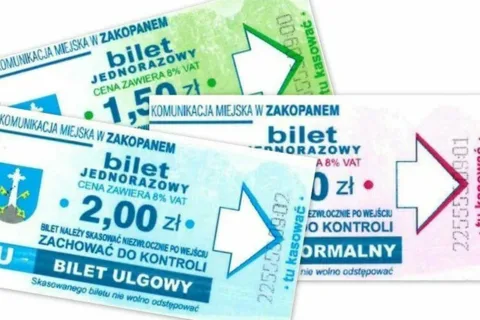 Kontrole biletów w zakopiańskich autobusach