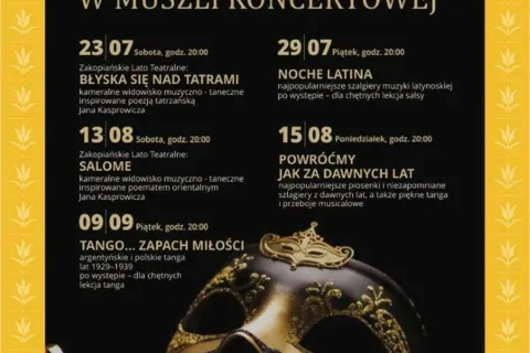 Letni teatr w muszli koncertowej