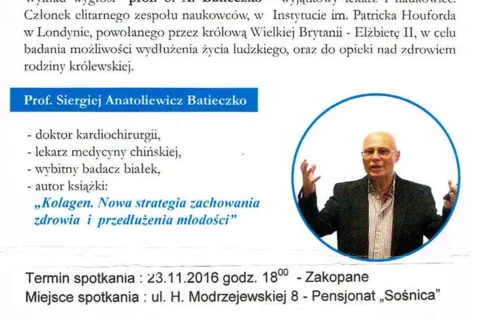 Zaproszenia na wykład o promocji zdrowia