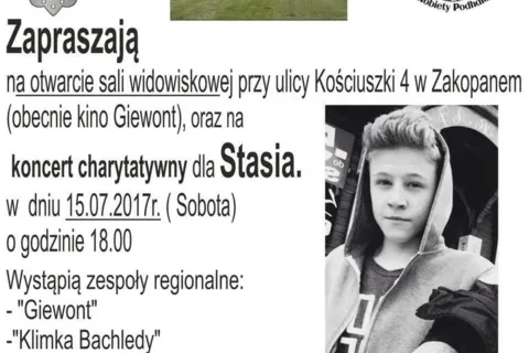 Koncert charytatywny dla Stasia