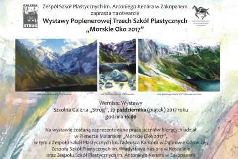 Wystawa Poplenerowa Morskie Oko 2017 - ZAPROSZENIE