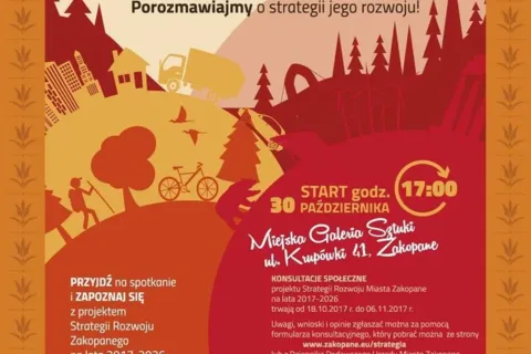 Spotkanie konsultacyjne - Strategia Rozwoju Miasta Zakopane 2017-2026