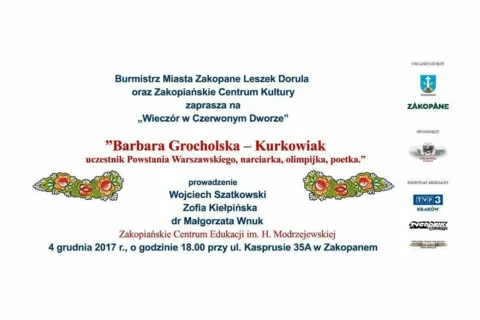 Spotkanie z Barbarą Grocholską-Kurkowiak