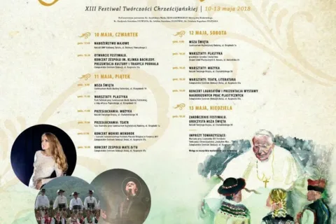 XIII Festiwal Twórczości Chrześcijańskiej „Szukałem Was…” - program i zakwalifikowani lau