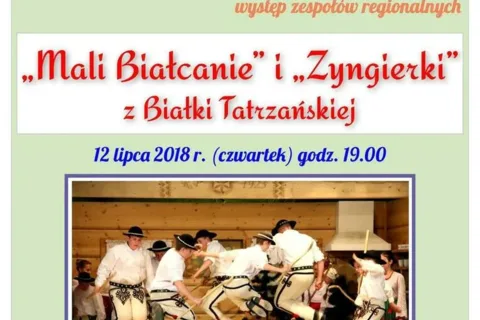 Występ zespołów regionalnych "Mali Białcanie" i "Zyngierki"