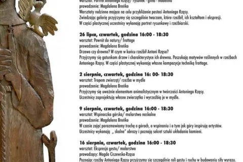 Letnie Warsztaty Rodzinne w Galerii Antoniego Rząsy