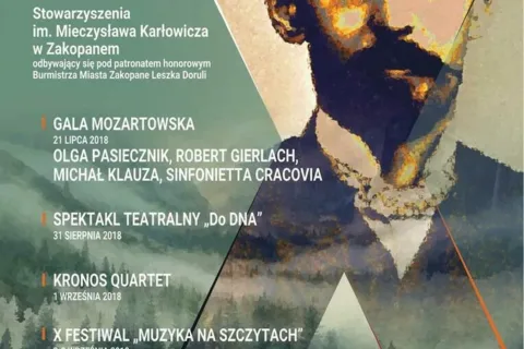 10-LECIE STOWARZYSZENIA IM. MIECZYSŁAWA KARŁOWICZA I FESTIWALU "MUZYKA NA SZCZYTACH"