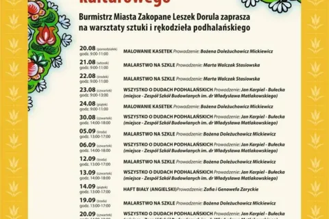 Warsztaty sztuki i rękodzieła