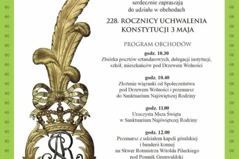 Obchody 228. Rocznicy Uchwalenia Konstytucji 3 Maja