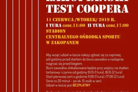 XII Zakopiański Test Coopera