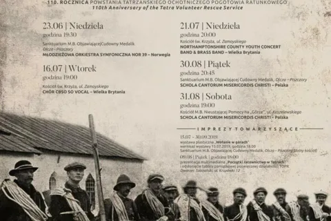 „Początki ratownictwa w Tatrach” – wieczór słowno-muzyczny w Dworcu Tatrzańskim
