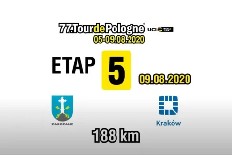 Finałowy etap 77. Tour de Pologne ZAKOPANE – KRAKÓW