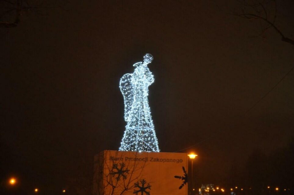 Zimowe oświetlenie Zakopanego_18
