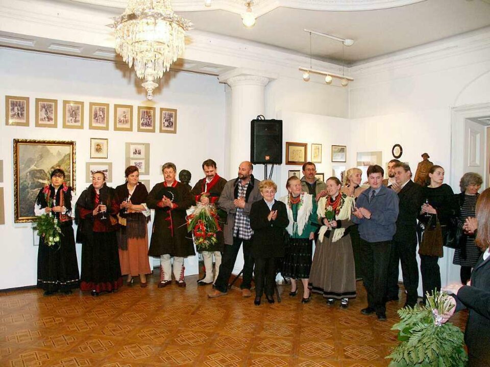 Otwarcie wystawy "Górale, Górale" w Galerii Sztuki na Kozińcu.