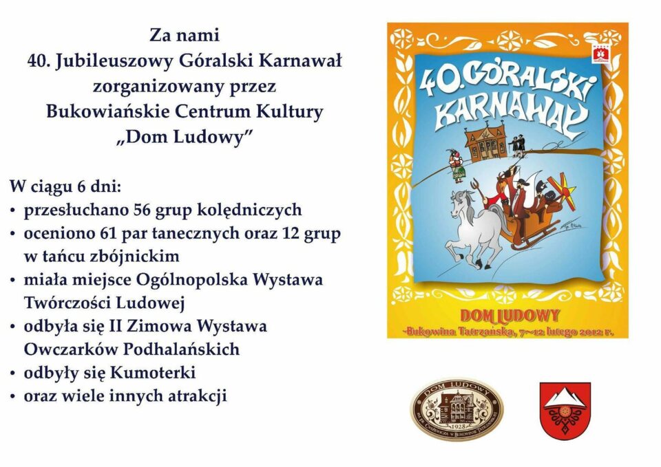 40. Góralski Karnawał - podsumowanie _1