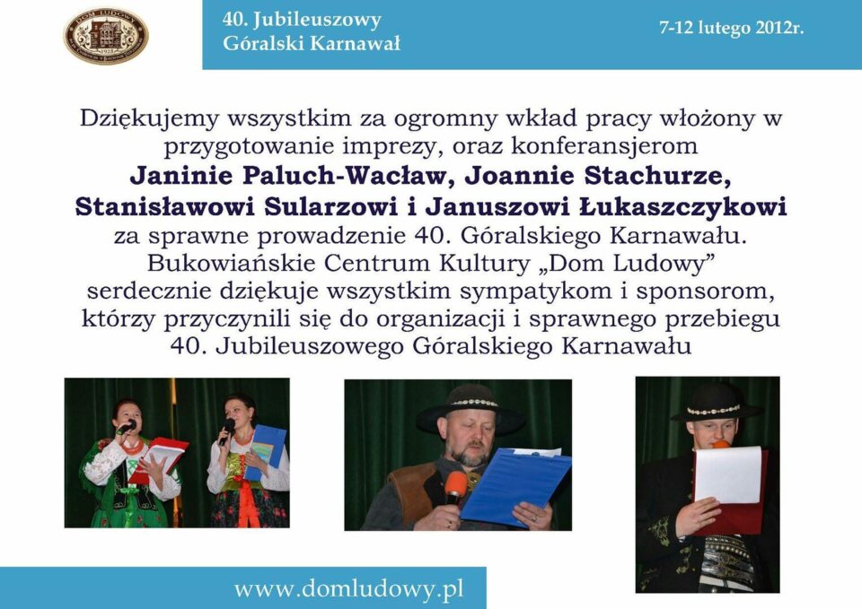 40. Jubileuszowy Góralski Karnawał _27