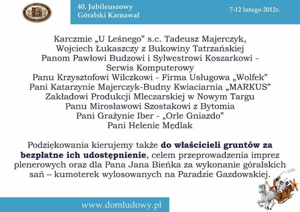 40. Jubileuszowy Góralski Karnawał _32