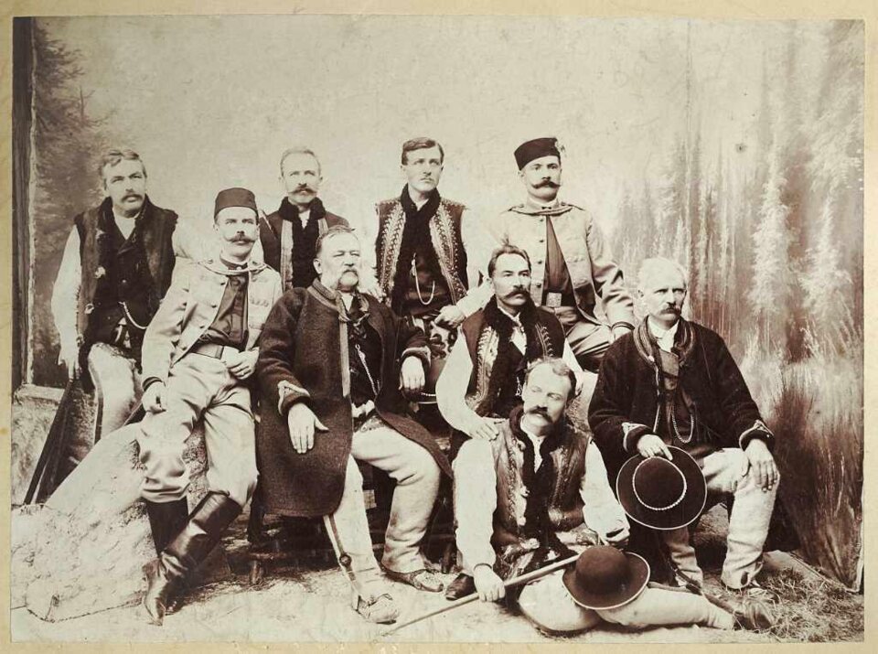 Zarząd Związku Górali w Zakopanem 1904 r. (fot. arch. Muzeum Tatrzańskiego).