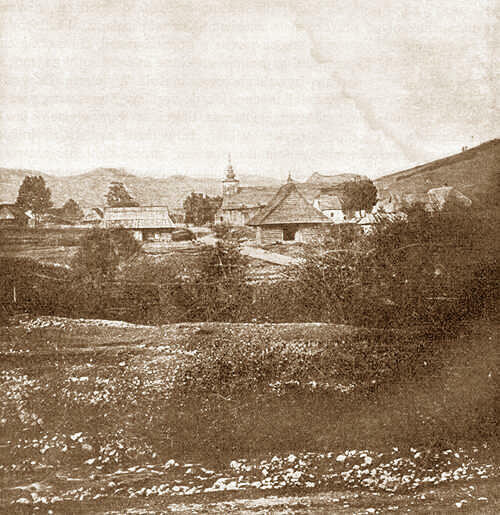 Ulica Kościeliska w 1860 roku