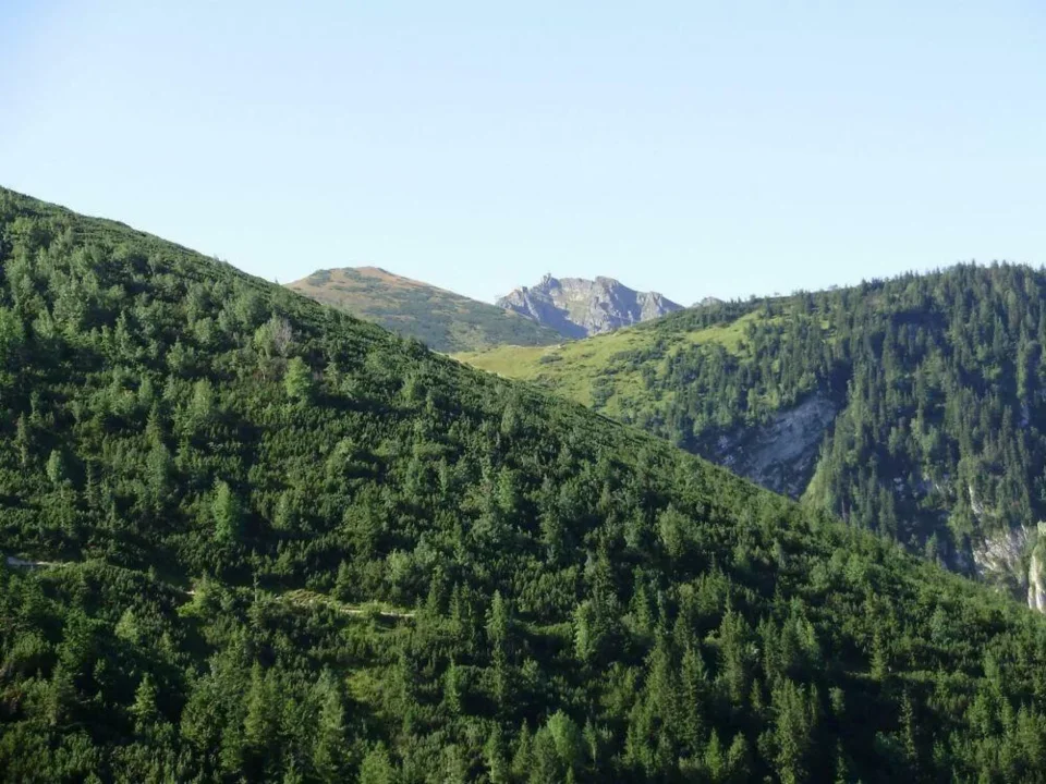 Kasprowy w oddali