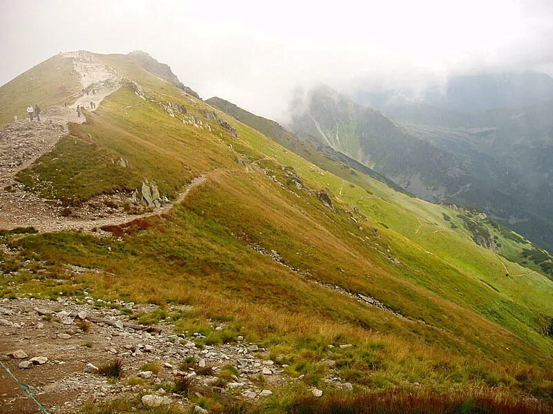 Widok z Kasprowego Wierchu
