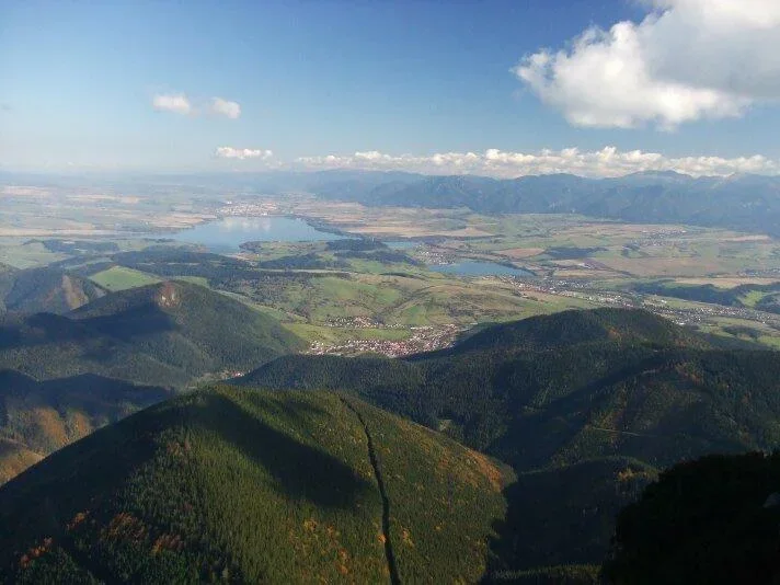 Liptov Nizke Tatry z Velkeho Choca
