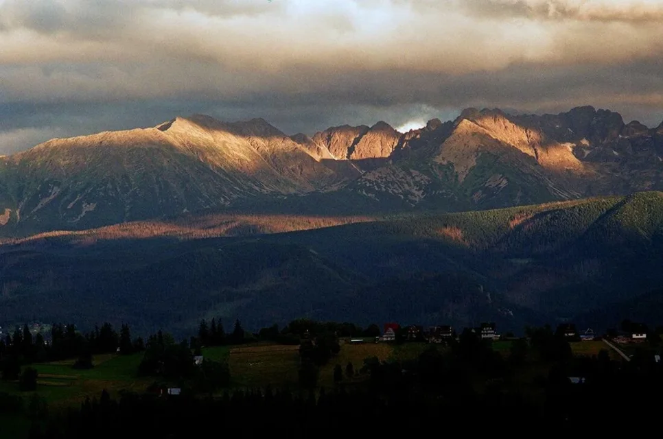 Widok na Tatry z Zębu