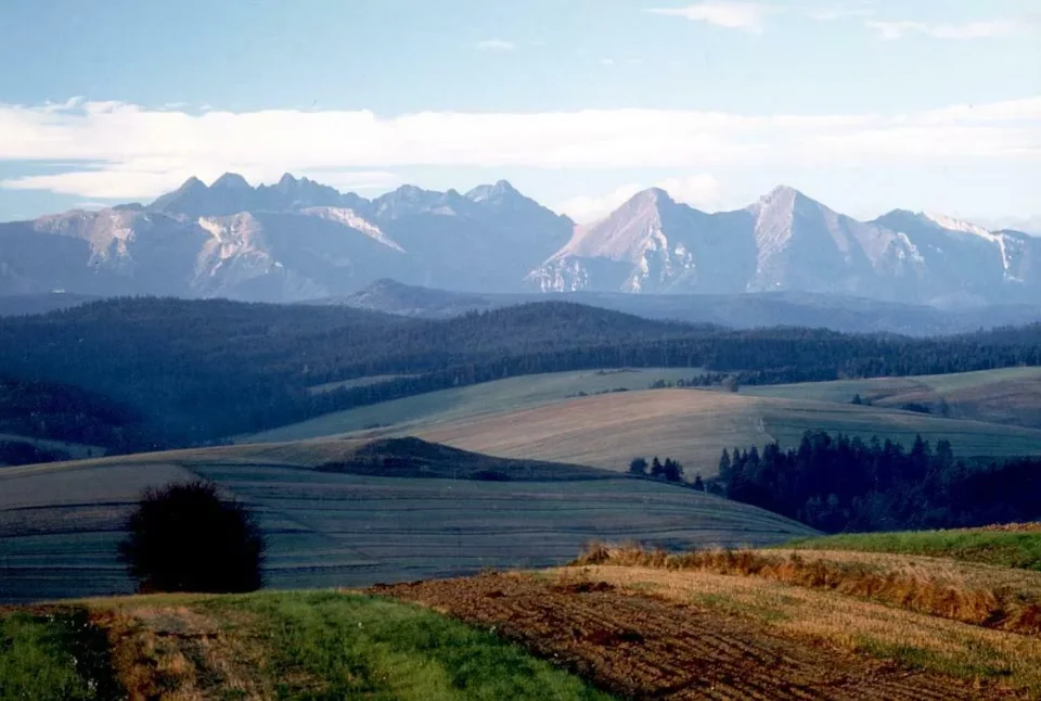 Panorama Tatr z Pienin